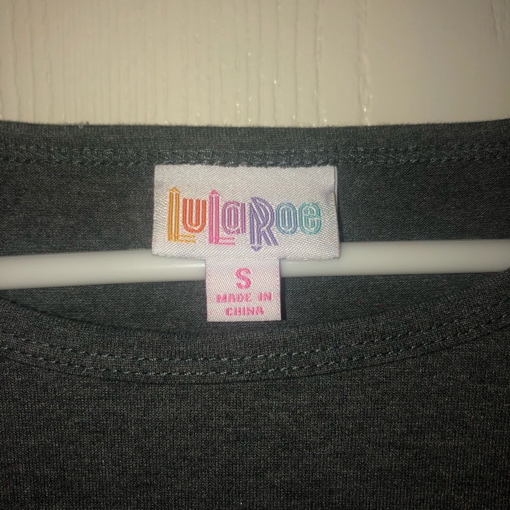 Amazing Solid Gray Lularoe Irma - image 2